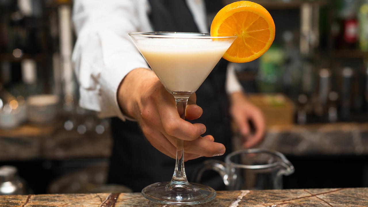 cocktail white orange