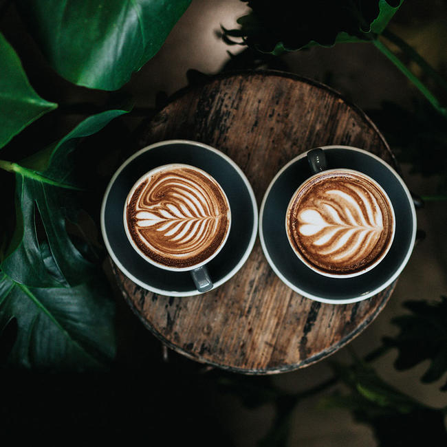 cappuccinos latte art